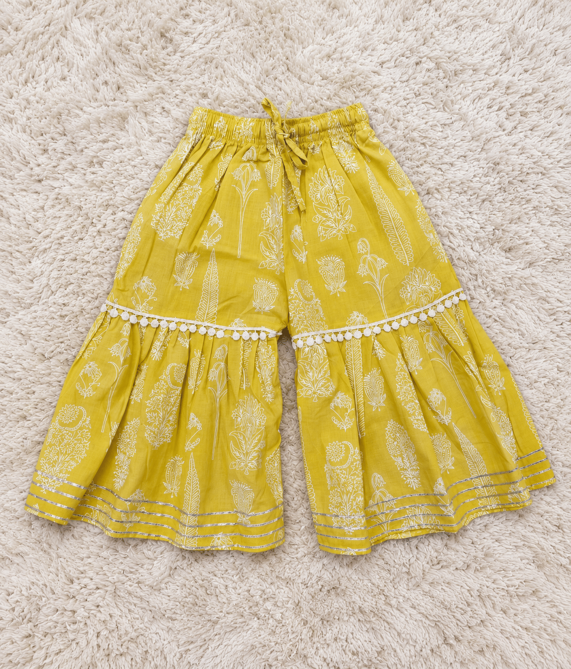 Sunshine Angrakha Pure Cotton Sharara