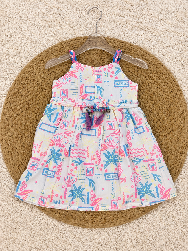Tropical Pop Print Frock