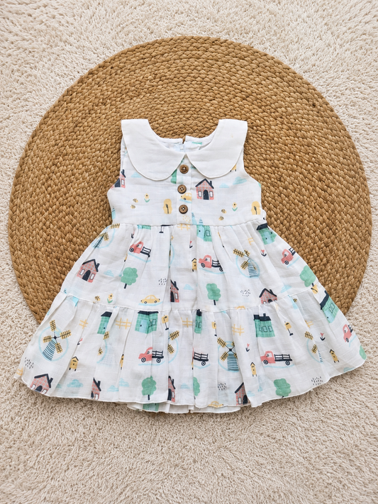 Little Village Muslin Dress