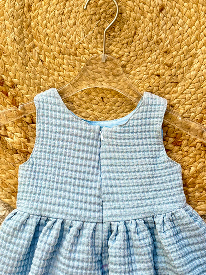Baby Girl Sleeveless Front Bowknot Summer A-line Dress
