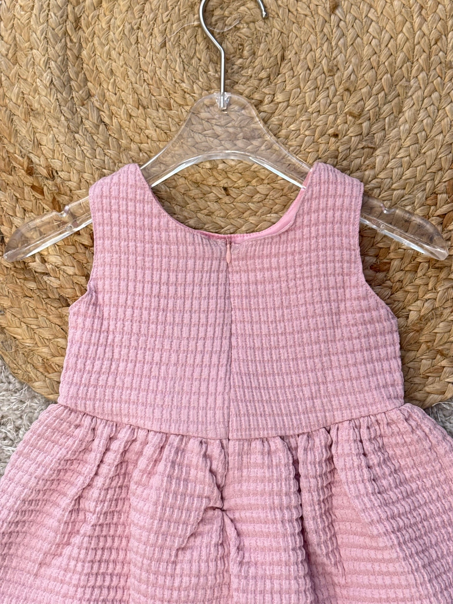Baby Girl Sleeveless Front Bowknot Summer A-line Dress
