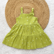 Olive Muslin Dress