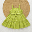 Olive Muslin Dress
