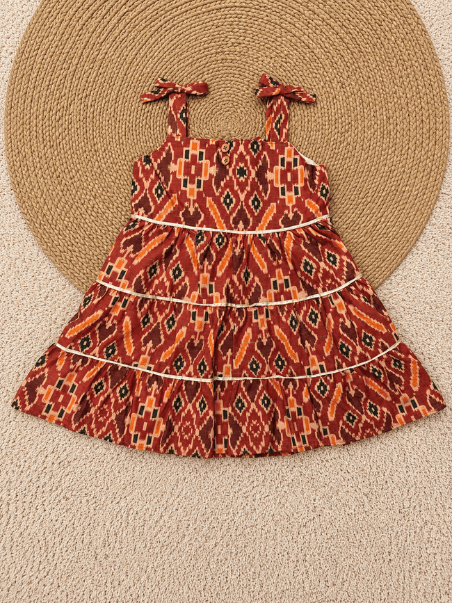 Rustic Boho Tier Dress