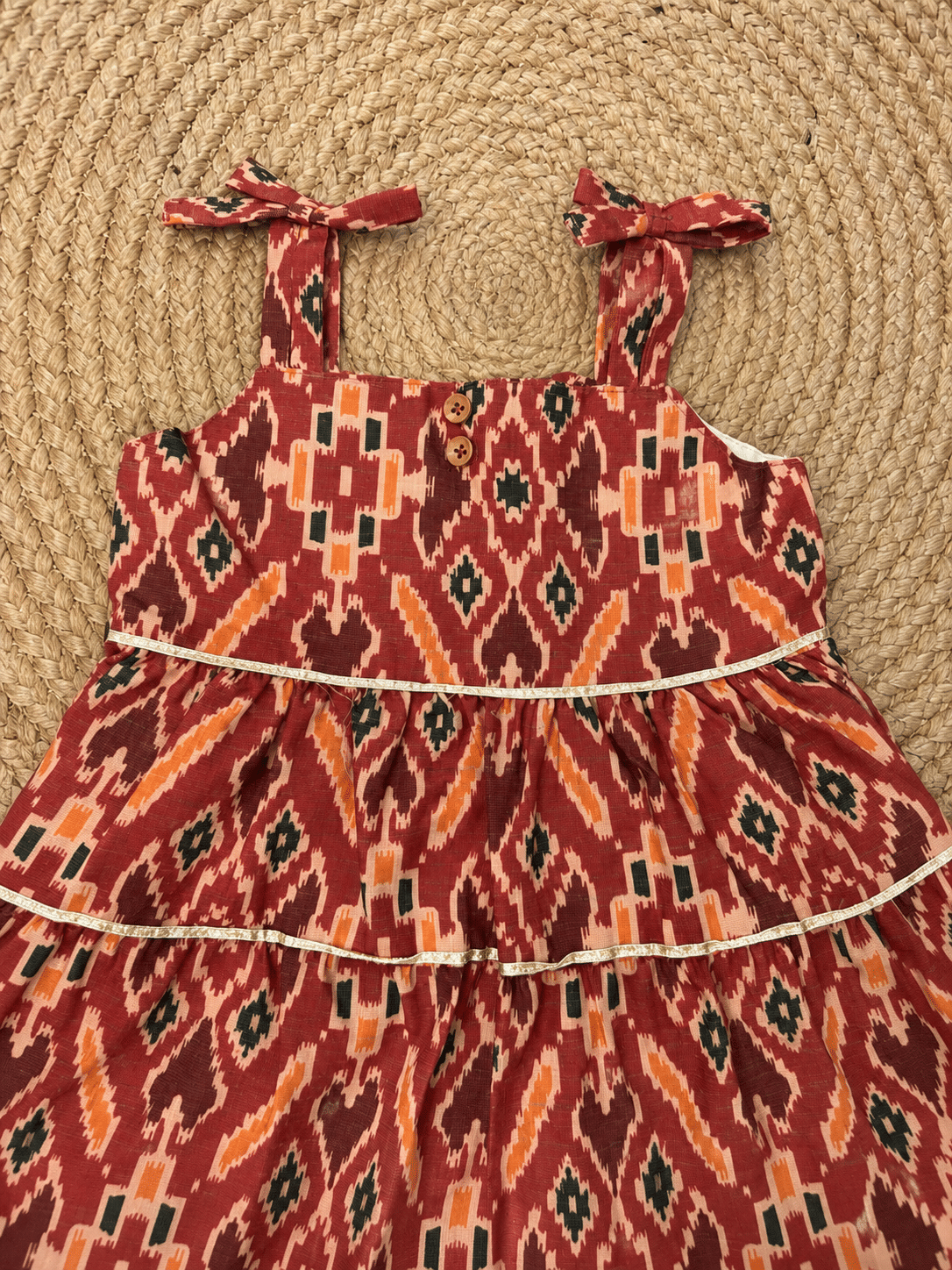 Rustic Boho Tier Dress