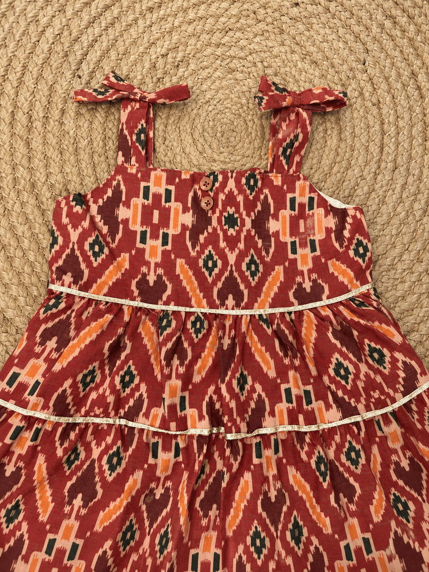 Rustic Boho Tier Dress