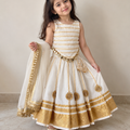 Ivory Gold Festive Lehenga Set