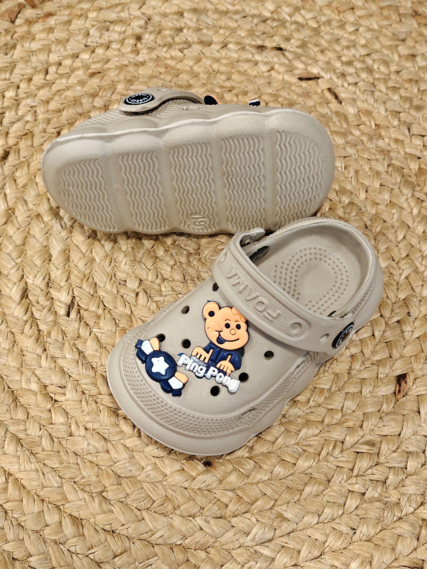 Ping Pong lightweight Teddy Clogs for Kids
