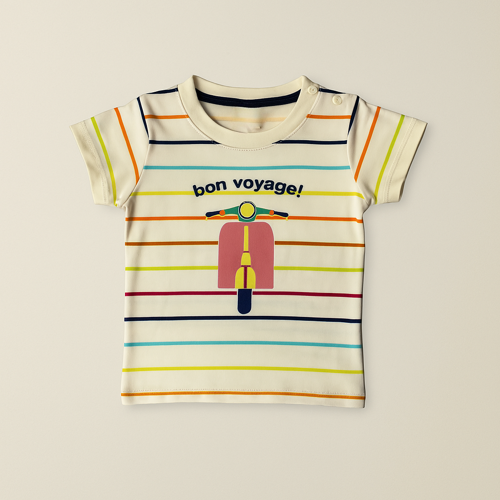 TXXI JUNIOR Bon Voyage Striped Co-ord Set for Kids