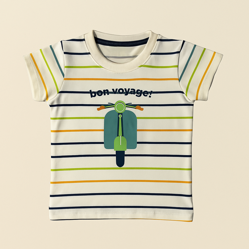 TXXI JUNIOR Bon Voyage Striped Co-ord Set for Kids