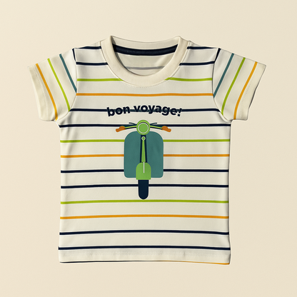TXXI JUNIOR Bon Voyage Striped Co-ord Set for Kids