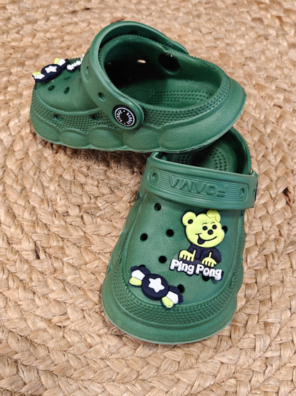 Ping Pong lightweight Teddy Clogs for Kids