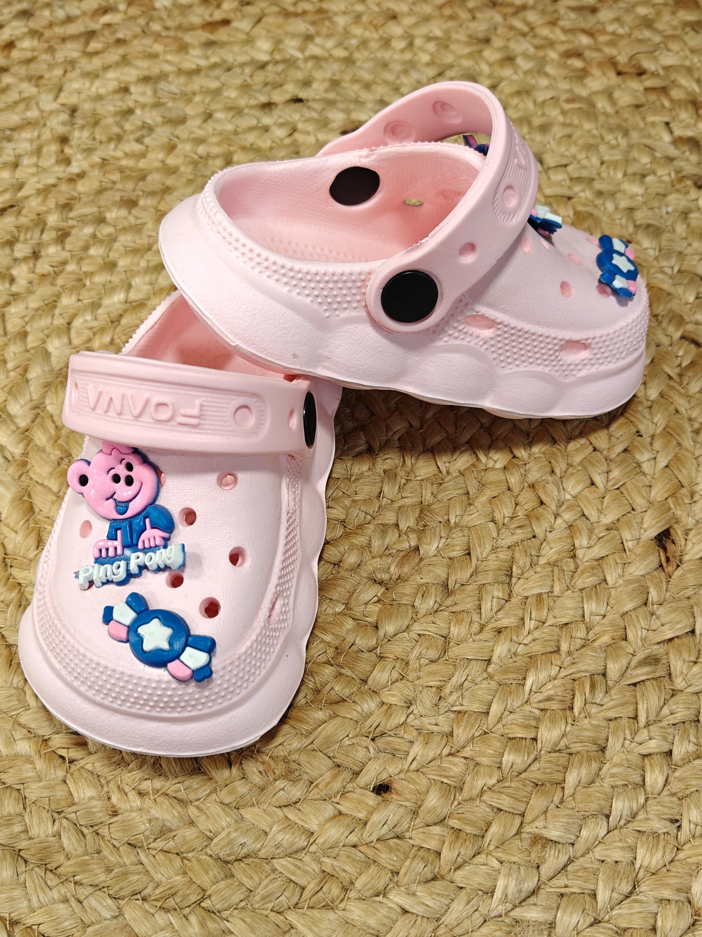 Ping Pong lightweight Teddy Clogs for Kids