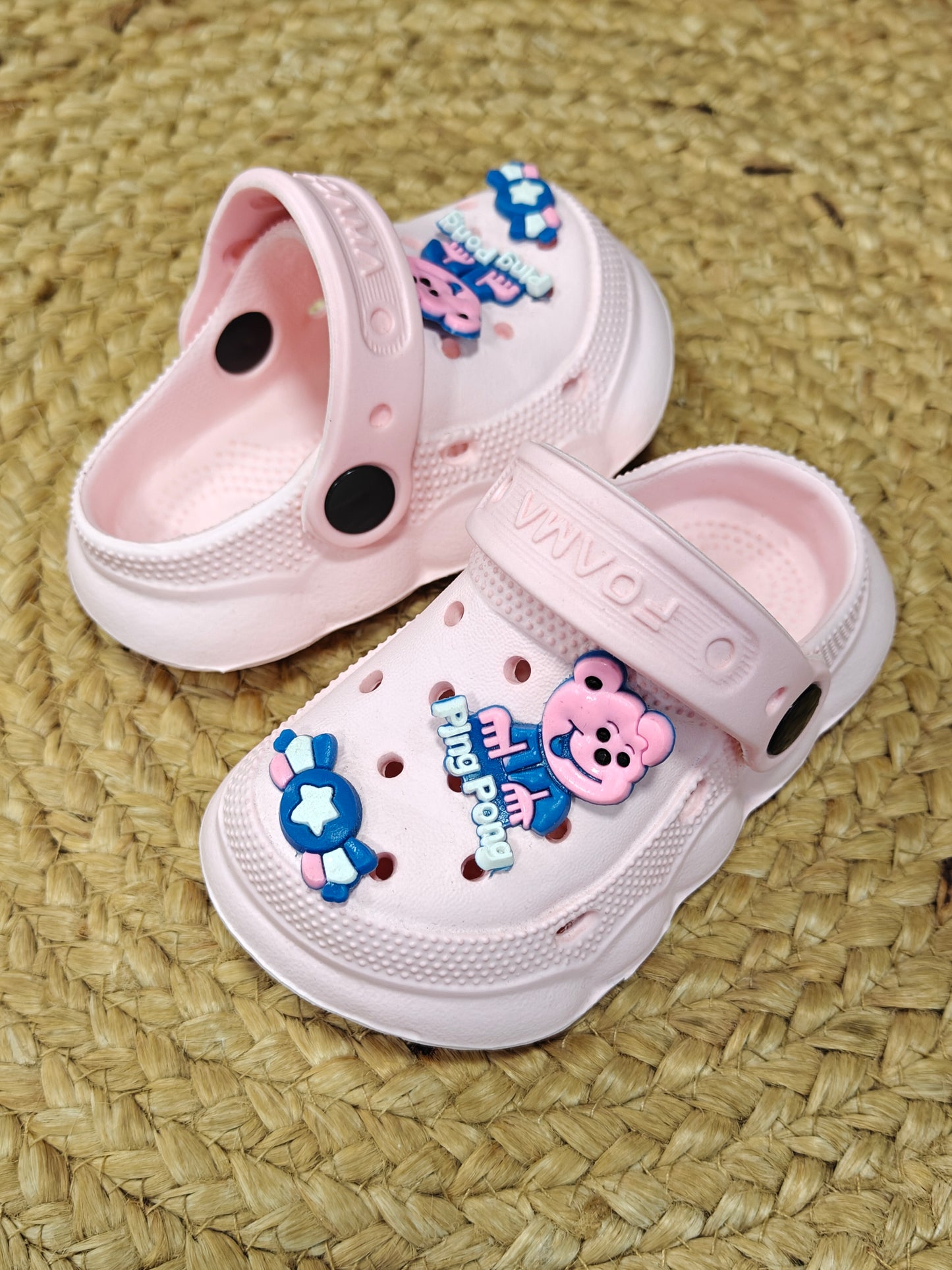 Ping Pong lightweight Teddy Clogs for Kids
