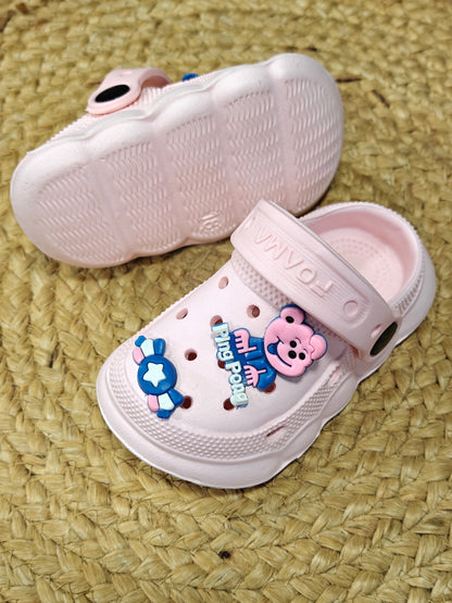 Ping Pong lightweight Teddy Clogs for Kids