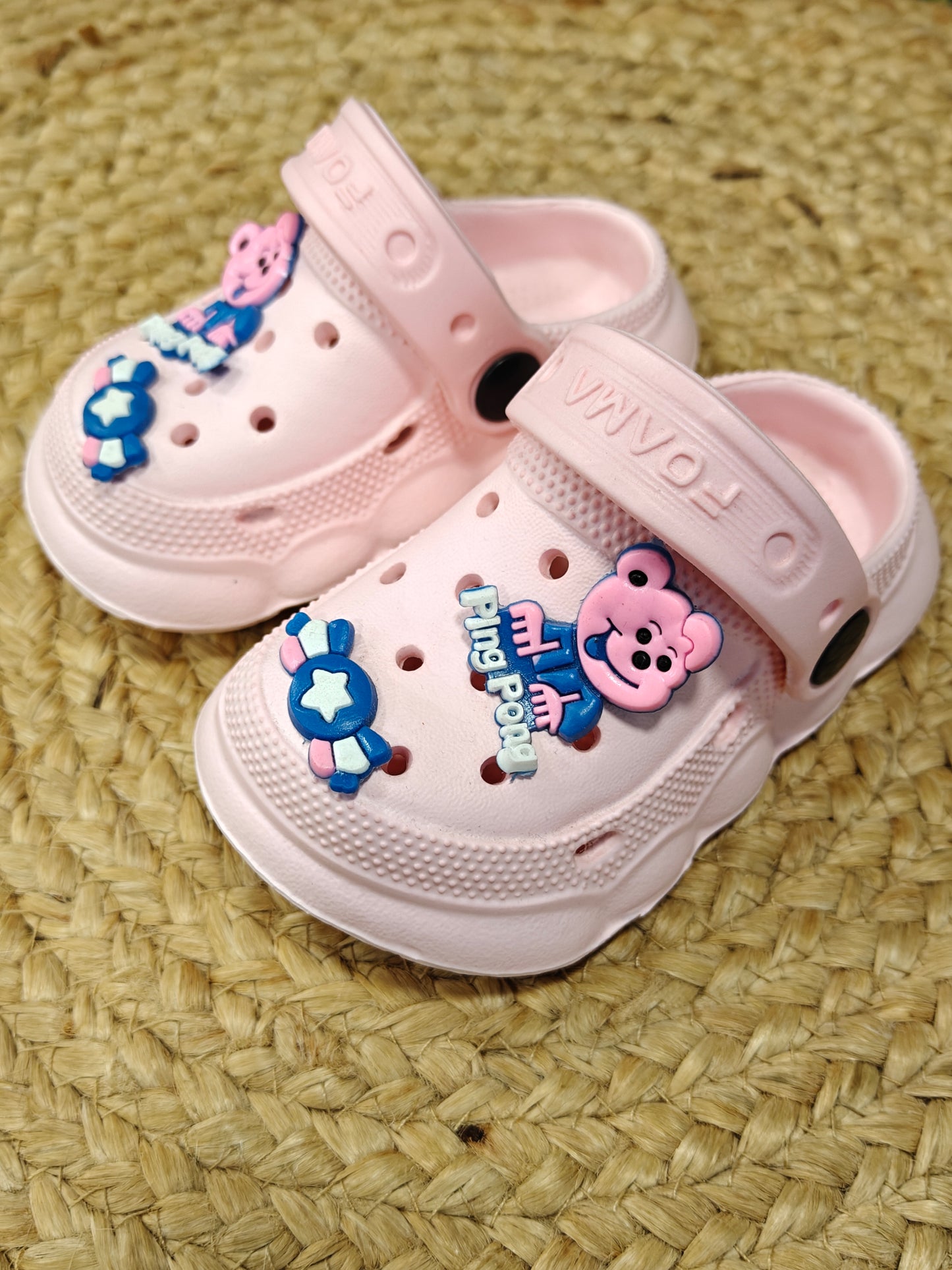 Ping Pong lightweight Teddy Clogs for Kids