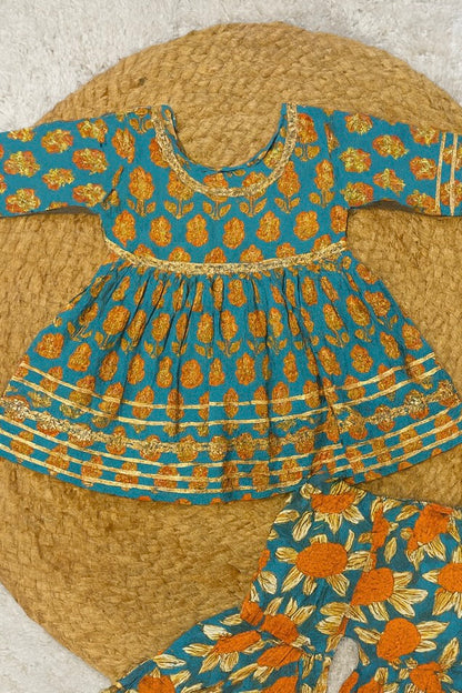 Festive Ethnic Sets with Floral Brocade Dupatta