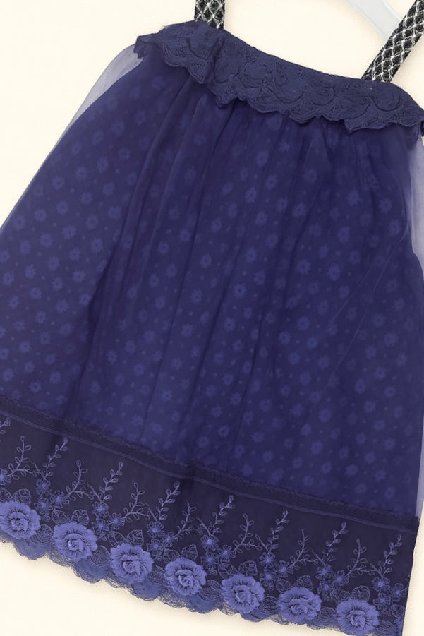 Elegant Party Fock with Rose Detail
