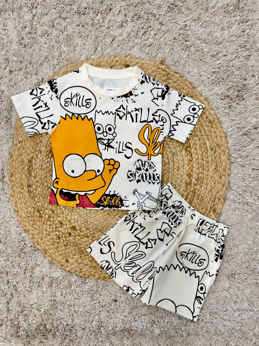 Simpson Print Boys Co-ord Set