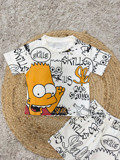 Simpson Print Boys Co-ord Set