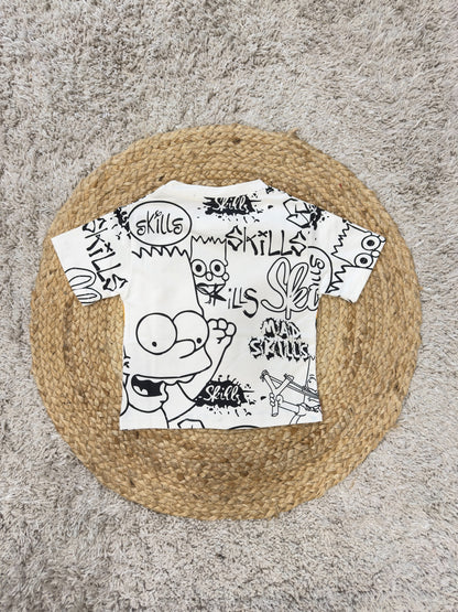 Simpson Print Boys Co-ord Set