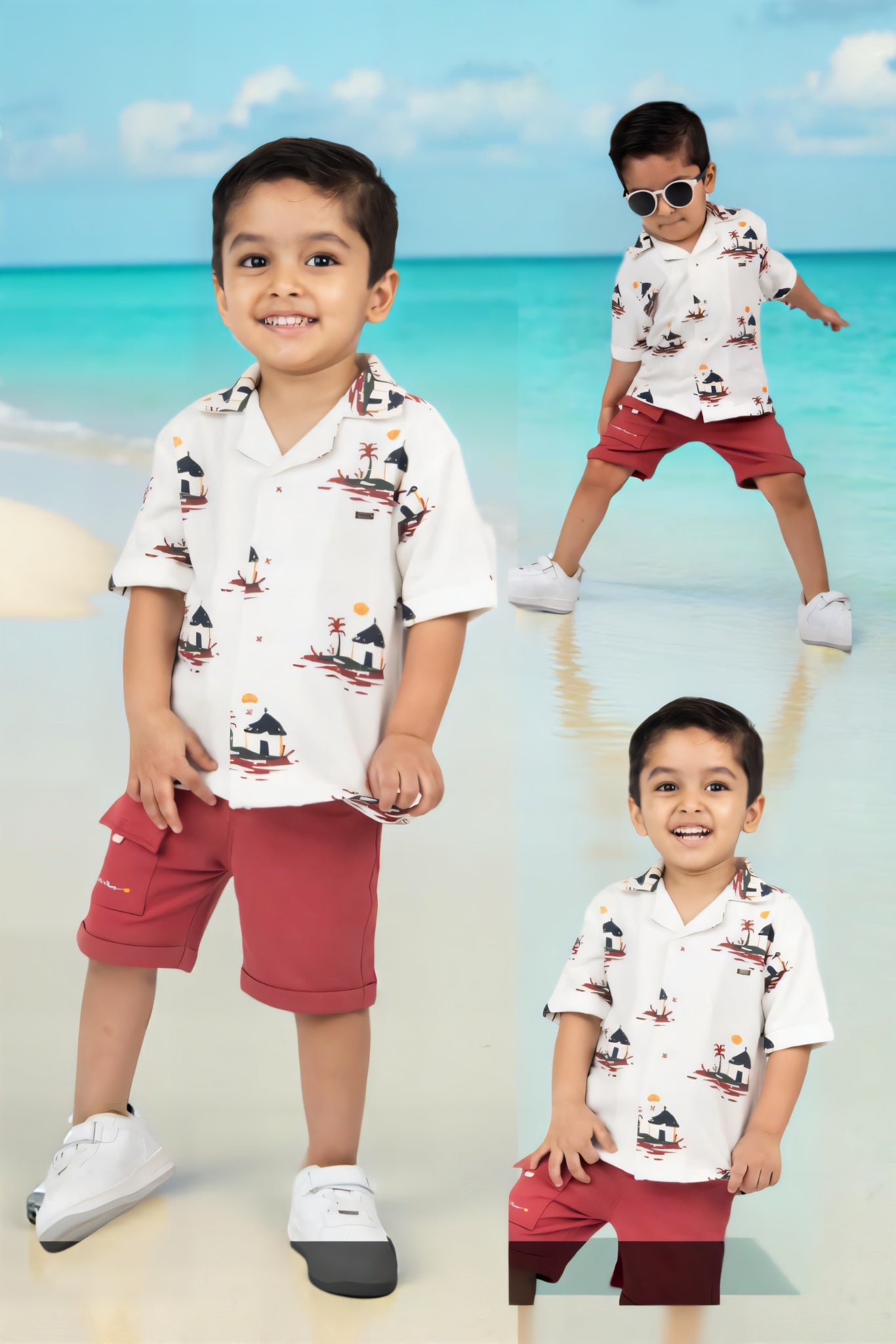 Soft Cotton Half Sleeve Shirt & Shorts Set