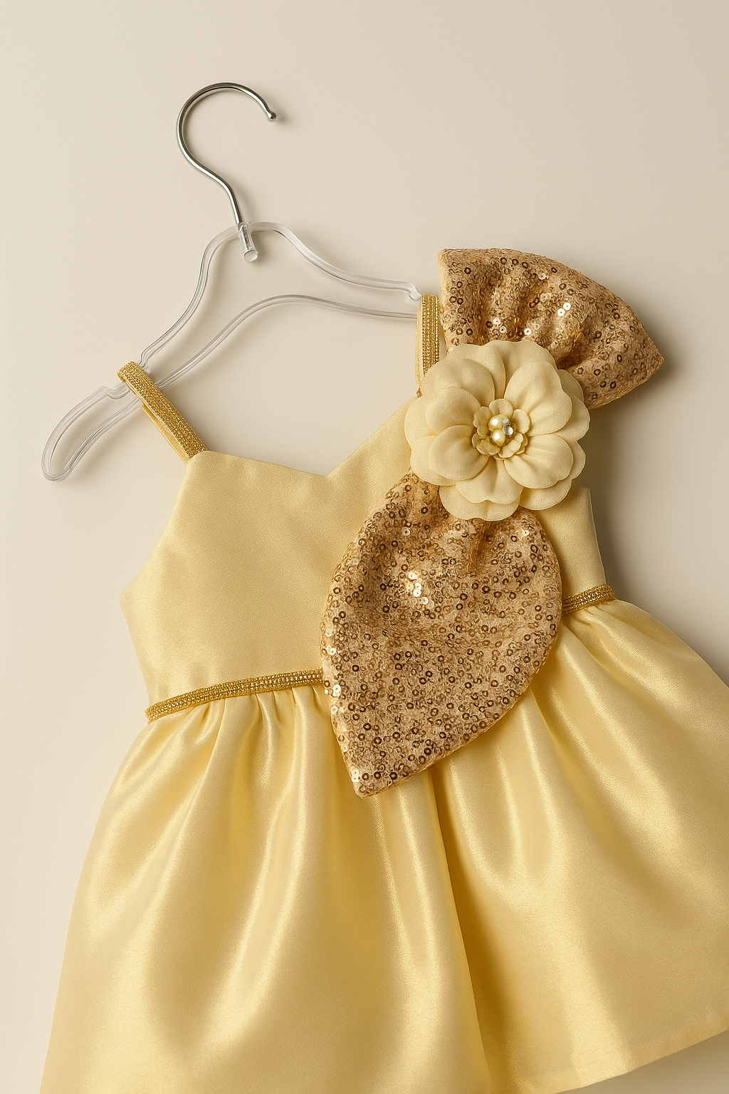 Party Dress with Sequin Bows