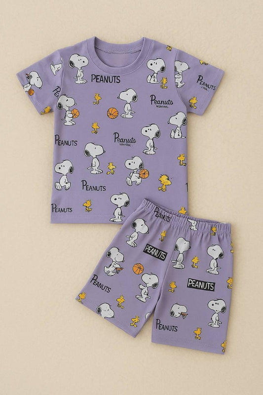 TXXI JUNIOR Soft Cotton Snoopy Co-ord Set for Kids