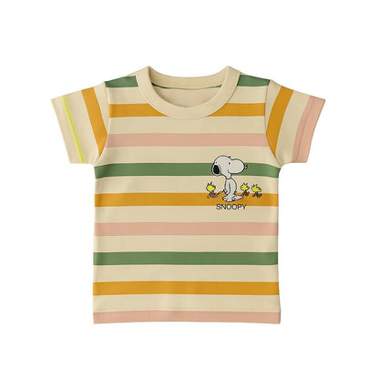 TXXI JUNIOR Striped Snoopy Co-ord Set with Cargo Shorts