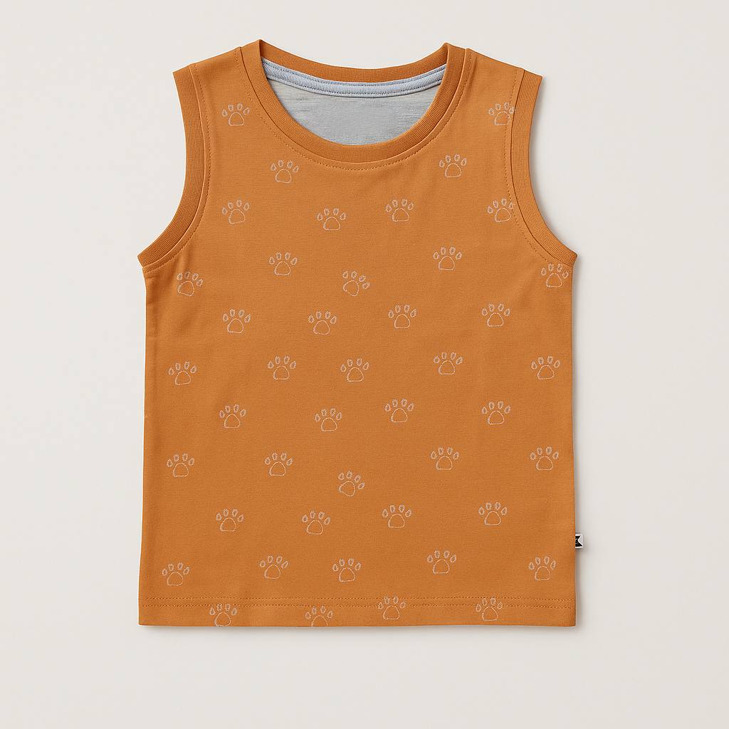 Mumbl Jumbl Fun printed summer tank tops for kids
