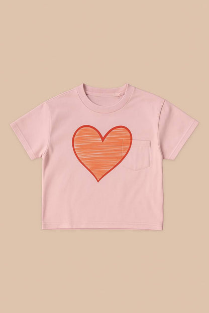 Chic Oversized Graphic Tees For Little Girls