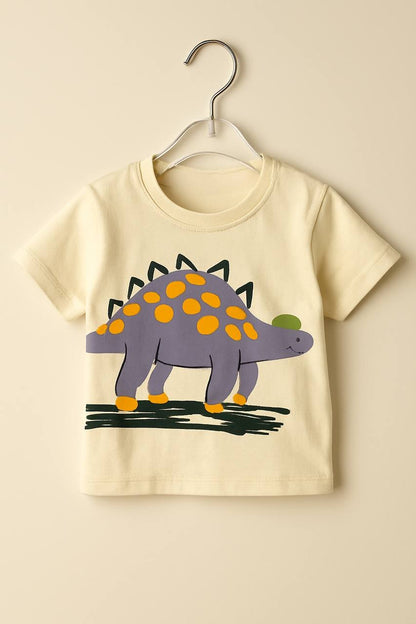 Mumbl Jumbl Dinosaur Print Summer Co-ord Set for Kids