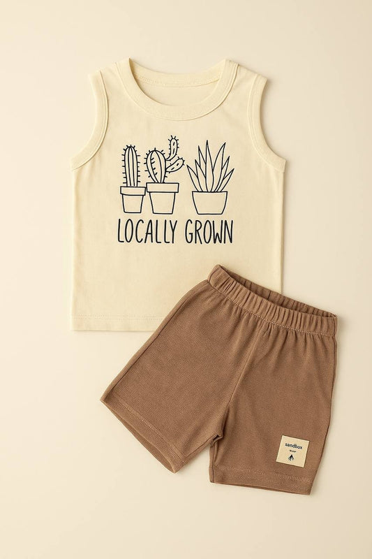 Locally Grown Cactus Print Set